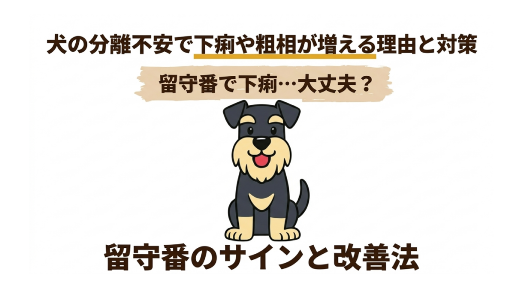 留守番のたびに繰り返す下痢や粗相、愛犬の体調が心配で胸を痛めていませんか？それは寂しさからくる分離不安のサインかもしれません。愛犬のストレスを最小限に抑え、安心して待ってもらうための環境づくりと具体的な改善ステップを詳しく解説します。
