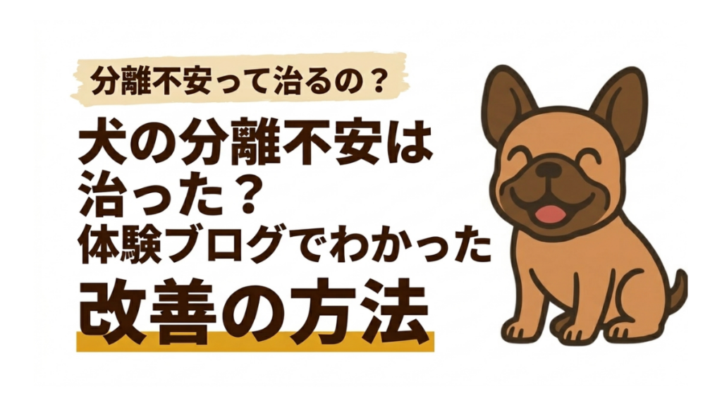 留守番中の無駄吠えや破壊行動に、出口のない不安を感じていませんか？愛犬の分離不安は、根気強いケアで必ず改善に向かいます。我が家の愛犬が立ち直るまでの実体験をもとに、効果的だったトレーニングや環境作りの秘訣を詳しく解説。もう一度、安心して外出できる日常を取り戻しましょう。