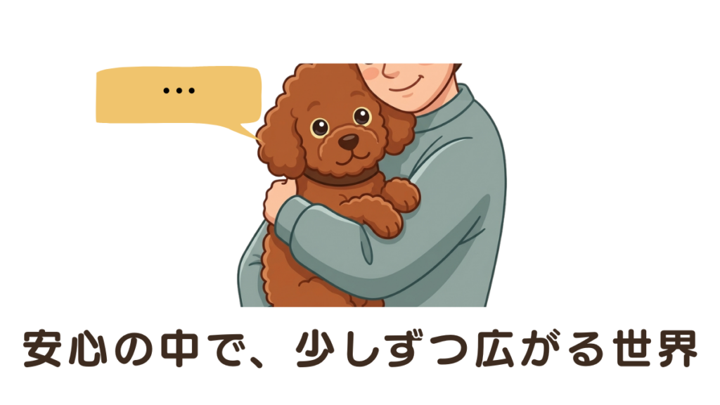 繁殖引退犬を迎え、なかなか心を開いてくれない愛犬の様子に戸惑っていませんか？トライアル中に見せた「なつくまでの変化」を実体験ベースで公開します。少しずつ世界を広げていくためのコツが分かり、焦る気持ちがスッと軽くなるはずです。